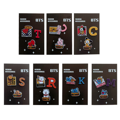 

3 Pack Kpop BTS Brooch Pin Kpop Bangtan Boys Brooches Button Badges Pins Set