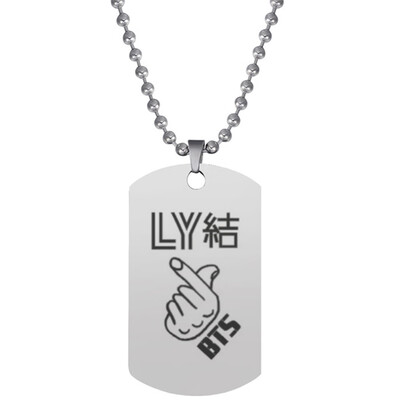 

Kpop Hip Hop Team Bangtan Boys BTS Army Pendant Necklace Hot Gift for Fans