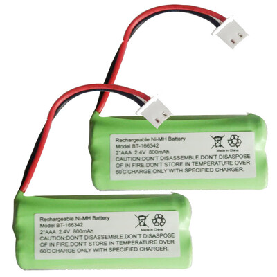 

〖Follure〗2PC 24V 800MAH BT166342 Battery for VTech E30021CL CL81211 Cordless Handsets