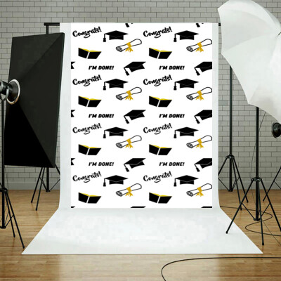 

Gobestart Graduation Backdrops Vinyl Wall 3x5FT Digital Background Photography Studio A