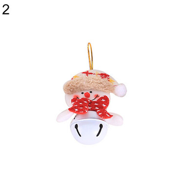 

Christmas Santa Elk Snowman Bell Ornament Xmas Tree Show Window Party Home Decor