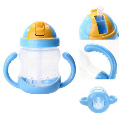 

Double Handle Baby Trainer Cup Baby Straw Type Cup Baby Straw Cup 280ml