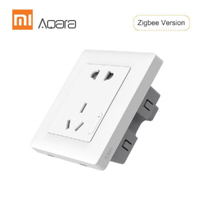 

Aqara QBCZ11LM Intelligent Wall Socket Timing Switch Electricity Statistics Replace Traditional Sockets