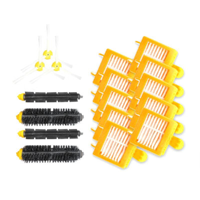 

Replacement Parts 6Pcs Side Brushes 4Pcs HEPA Filters 2Pcs Front Debris Extractor 2Pcs Rear Debris Extractor for Roomba 800