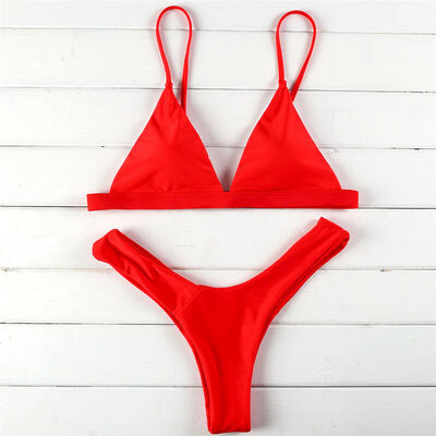 

Women Fashion Padded Bra Bandage Swimsuit Push-up Bikini Set Swimwear Beachwear