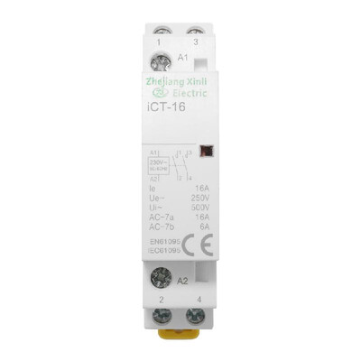 

Home AC Connector Electric 220V 5060Hz Poles Coil AC Modular Contactor High Sensitivity Strong Conductivity ICT