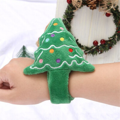 

Siaonvr Christmas Elk Pat Clap Bracelet Kids Band Christmas Soft Circle Wrist Gift Toys