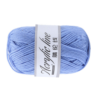 

Gobestart 50g Chunky Wool Roving Scarf Knit Wool Yarn Thickness Warm Hat Household A