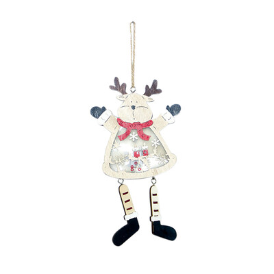 

〖Follure〗Home Decor Gifts Creative Glowing Christmas Tree Wooden Pendant Party Hanging