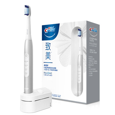 

Crest electric toothbrush adult sound wave whitening white high with flagship version of intelligent charging to the United States starry gray S411 Baiyu recommended