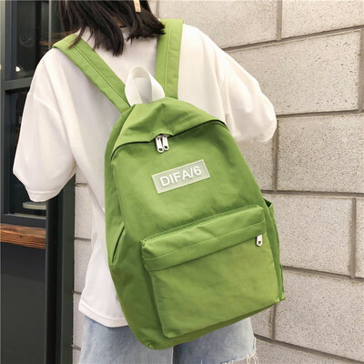 

Ins wind bag female college students Korean version of high school junior high school junior high school girls simple Joker backpa