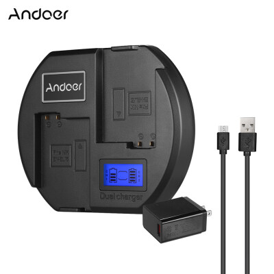 

Andoer Fast Charger Dual-channel Camera Battery Charger with