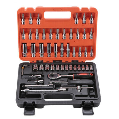 

Greensen 53pcs Socket Spanner Wrench Set Drive Metric Extension Bar Hardware Tool Set