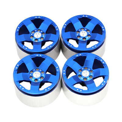 

Siaonvr 4pcs Metal Alloy 22 Inch Wheel Rim For 110 Traxxas TRX-4 HSP SCX10 D90 RC Car