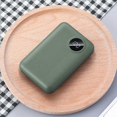 

ROCK P75 Mini Portable Power Bank 10000mAh Dual USB Bidirectional Fast PD Charging Digital Display Charger