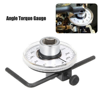 

Angle Torque Gauge 360° Adjustable 12" Drive Torque Angle Gauge Auto Meter Tool Professional Measurer Tool with Wrench