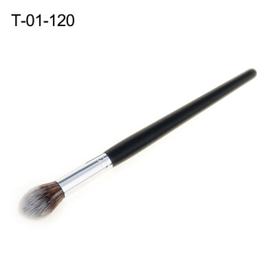 

Pro Flame Shape Soft Brush Concealer Makeup Brush Wooden Handle Cosmetic Tool