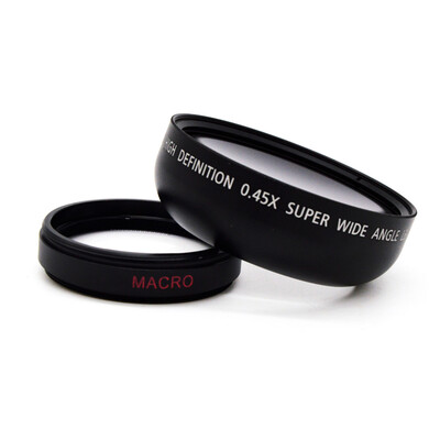 

46mm 045x Wide Angle Macro Conversion Lens Universal For DSLR DC Camera
