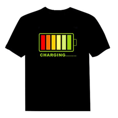 

Cell Audio-controlled Luminescent Music T-shirt for Men&Women