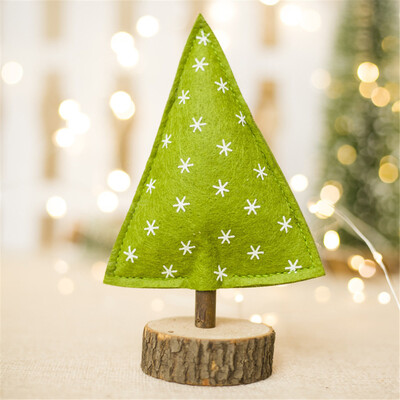 

〖Follure〗Merry Christmas Tree Cloth Desk Decoration Toy Doll Gift Office Home Children