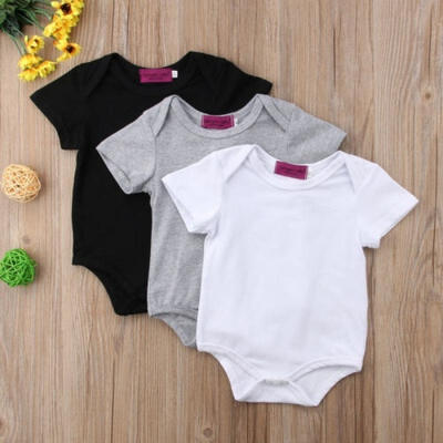 

Fashion Newborn Kid Baby Girl Boy Romper Sunsuit Bodysuit Outfit Cotton Clothes