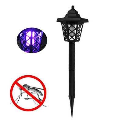 

〖Follure〗Solar Powered LED Light Mosquito Pest Bug Zapper Insect Killer Lamp Garden