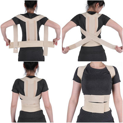 

Greensen 4Sizes Men Women Posture Correction Waist Shoulder Chest Back Support Corrector Belt Back Support Belt Shoulder Belt