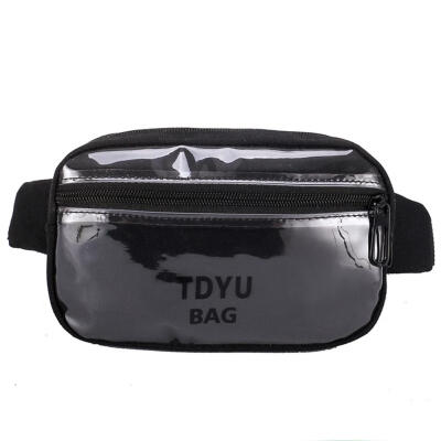 

Hip Hop Letter Print Shoulder Unisex Waist Fanny Packs Small Chest Bags