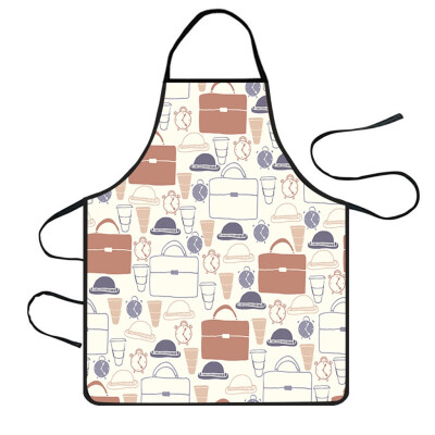 

Toponeto Home Women Waterproof Cute Cartoon Kitchen Restaurant Cooking Bib Apron Aprons