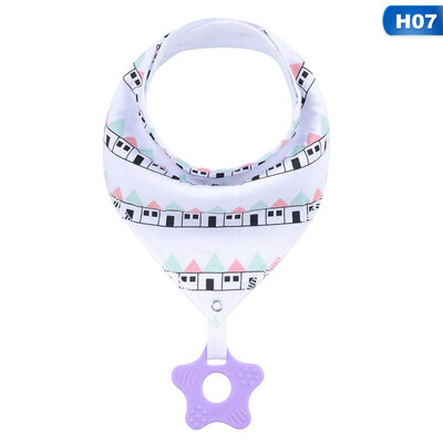 

Baby Cotton Soft Comfortable Feeding Head Scarf Cotton Bandana Feeding Bibs Saliva Towel