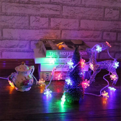 

〖Follure〗5M 50LED Snowflakes Shape String Lights Party Wedding Christmas Decor Lights