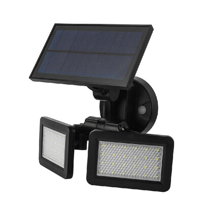 

48 LED Dual-end High Bright Light Control Solar Lights Wall Mount Lamp Sensitive Sensor Inductor 3 Different Working Modes Built-i