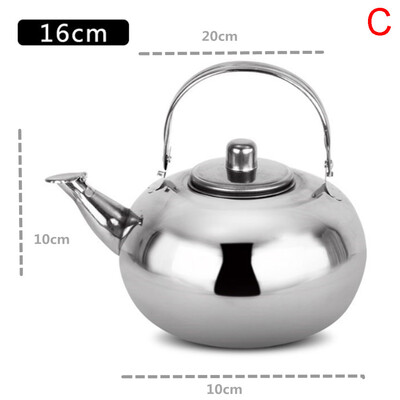 

Toponeto Tea Pot New Polished Stainless Steel Teapot with Lid Tea Kettle For Home Teapot with Tea Filter