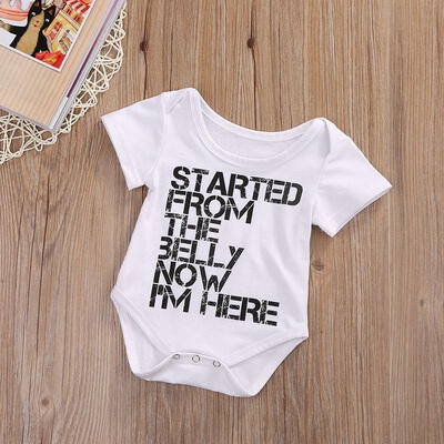 

Newborn Infant Kids Baby Boy Girl Romper Bodysuit Jumpsuit Clothes Outfits