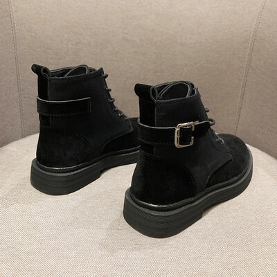 

Boots Children fall Fashion Boots ins tie Martin Boots British Wind short Boots short boots English short boots short boots