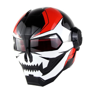 

Personality motorcycle helmet soman515 iron man full face helmet retro style Transformers face helmet