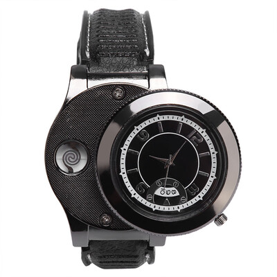 

Greensen Creative USB Rechargeable Windproof Flamless Cigarette Lighter Watch