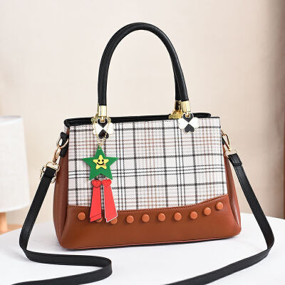 

2019 spring new European&American big bag shoulder bag simple handbag diagonal bag fashion handbag