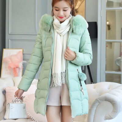 

Roseonmyhand Women Winter Warm Coat Hooded Thick Warm Loose Jacket Long Overcoat