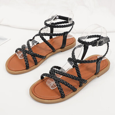 

Roman Sandals Female Summer Student Flat-soled Shoes