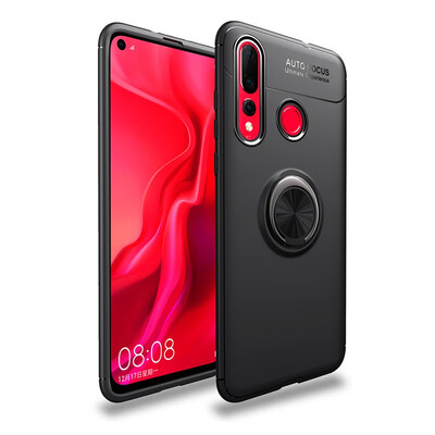 

Goowiiz Phone Case For Huawei Nova 4P Smart 2019Honor 10 LiteHonor 8A Luxury Metal Ring Magnetic Bracket TPU Shockproof Cooling