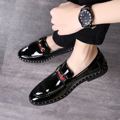 

Casual shoes metal buckle youth shoes