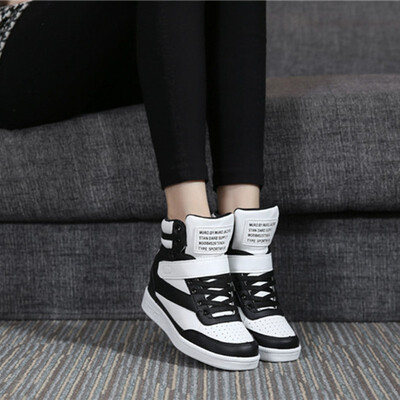 

Spring New Designer Wedges White Platform Sneakers Women Shoes 2018 Tenis Feminino Casual Female Shoes Woman Basket Femme