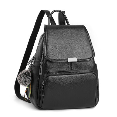 

Fashion multi-function shoulder bag 2019 new fashion women bag zipper decorative student backpack