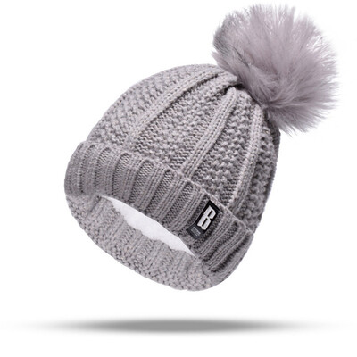 

Fashion B Letters Knitted Hat And Hat&Scarf Soft Winter Warm Beanies Caps Outdoor Sport Wool Hats