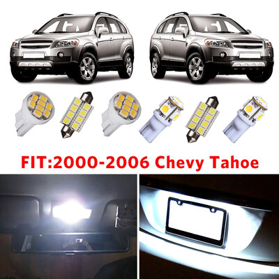 

17 PCS 00-06 For Chevy Tahoe Car Interior LED Light Package Kit Deal Xenon White
