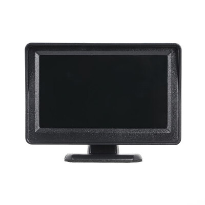 

43 Inches 480 272 Car Monitor TFT LCD Color Display Car Rear View Monitor Screen with 2 AV Input for Car Rear View Cameras Auto