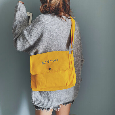 

Tailored Women Simple Embroidered Canvas Shoulder Bag Crossbody Bag