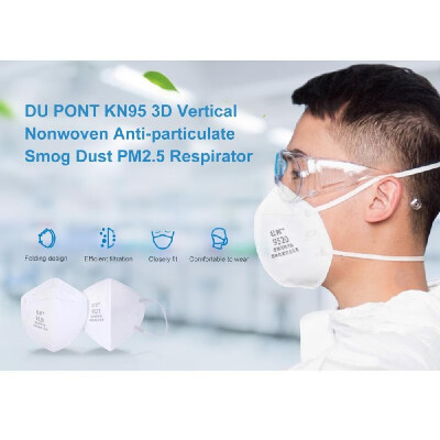 

DU PONT Dust Mask 50pcsLot KN95 3D Vertical Nonwoven Anti-particulate Smog Dust PM25 Respirator Mouth Mask