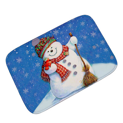

Christmas Door Mat Floor Mat Snowman New Year Christmas Decoration Home Interior Carpet Mat Floor Mat Home Garden